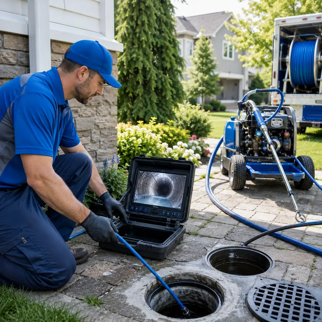Outdoor drain cleaning professionals serving Hesperia, MI