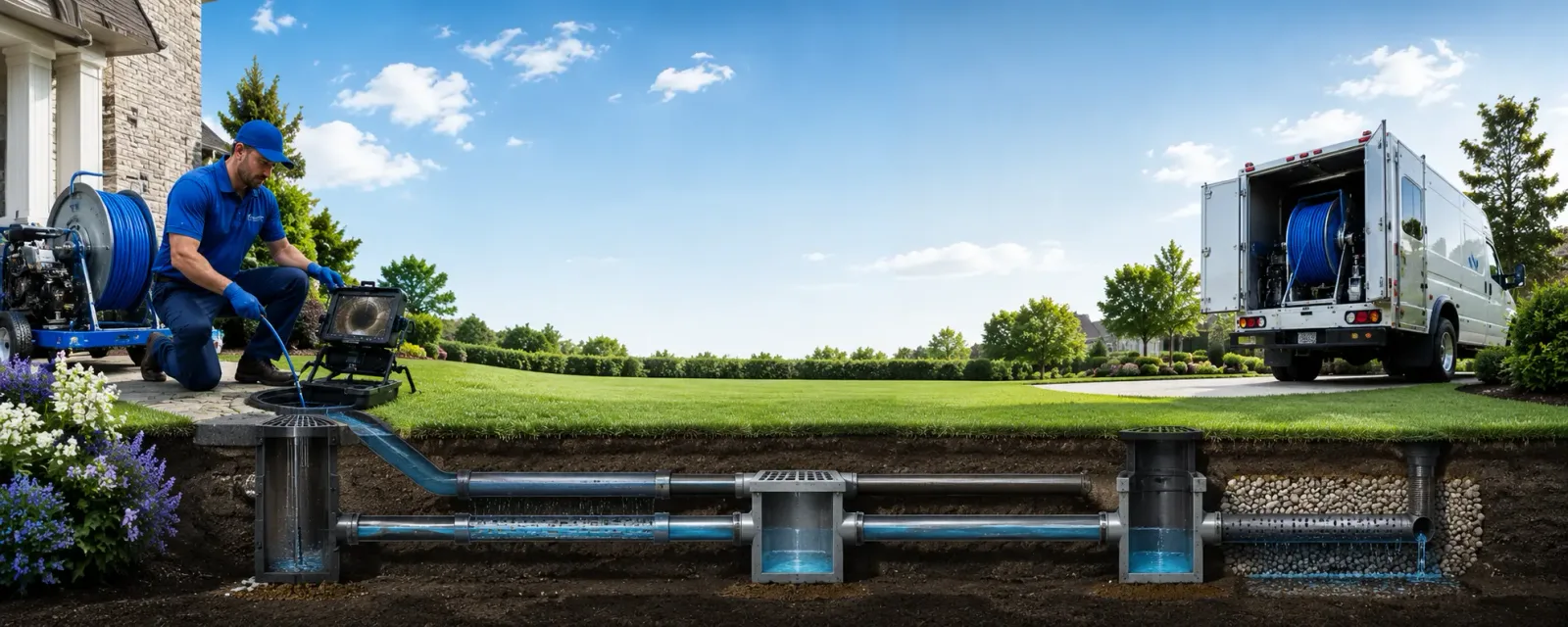 Outdoor drain cleaning information for Hesperia, MI